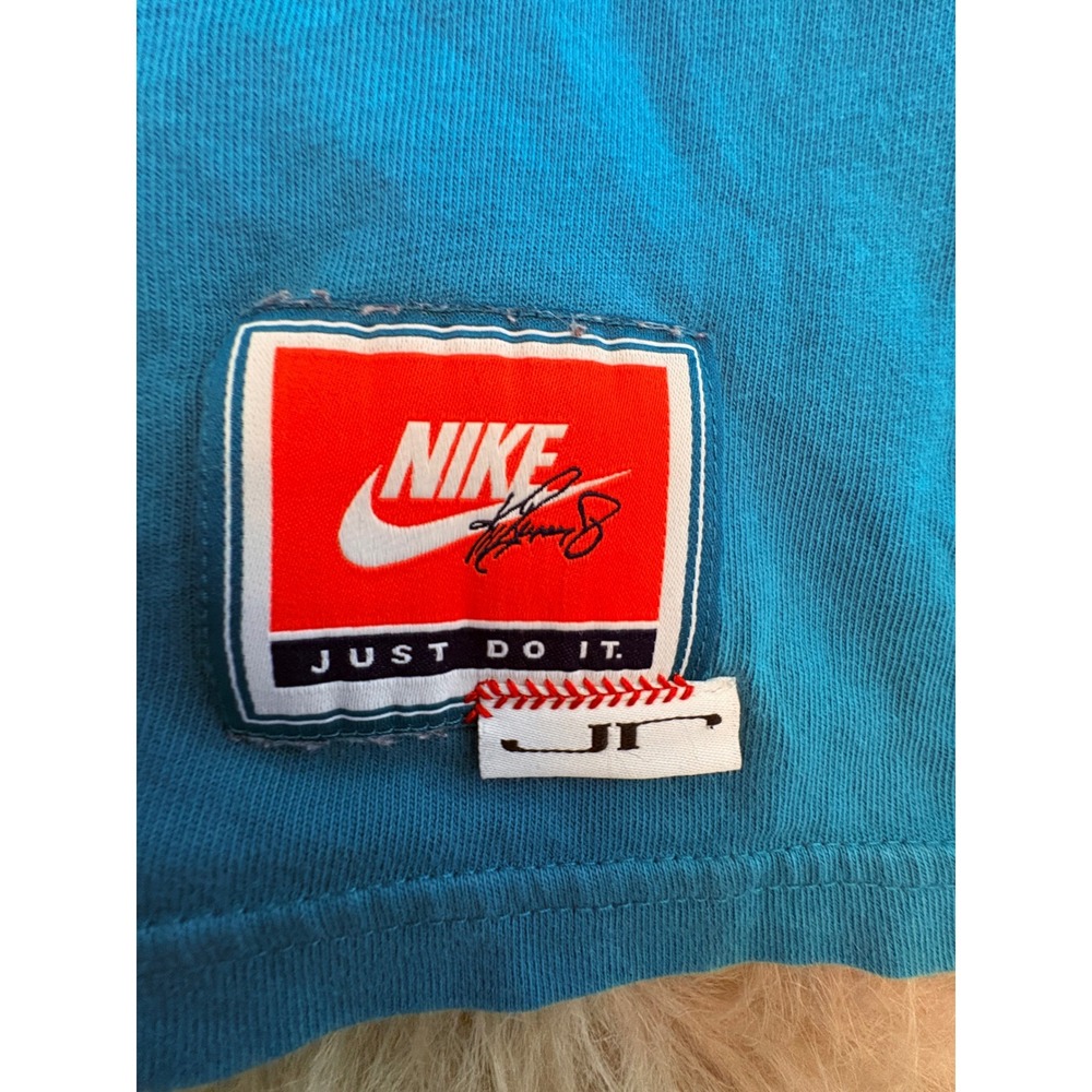 Nike Ken Griffey Jr Seattle Mariners T-Shirt Teal Blue Graphic Tee DM0934-360 S - Picture 2 of 7
